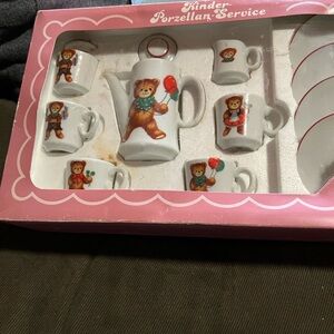 Bear Tea Set - White